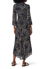 GANNI RRP $427 Size 36 = S = AU/UK 8, US 4 Floral Georgette Wrap Midi Dress