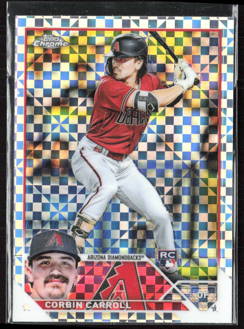 2023 Topps Chrome #95 Corbin Carroll X-Fractors