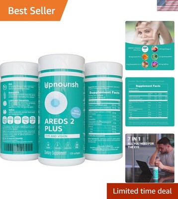 AREDS 2 Plus Eye Vitamin Supplement, AREDS 2 Zinc Free Formula with Lutein, Z...