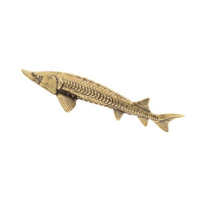 Fisch Figur Stör im kreativen Vintage Stil für Bücherregal, Wohnzimmer