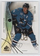 2024-25 Upper Deck SP Game Used Legends Gold 100/149 Joe Thornton #175 HOF 10no