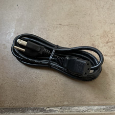 Black NEMA 5-15P 3-Prong to IEC 60320 C13 3-Prong Computer Power Cable