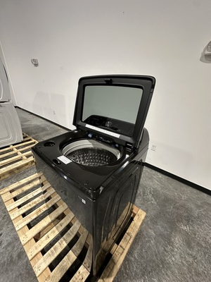 #ad Samsung WA55CG7100AV 5.5 cu ft Smart Top Load Washer – Brushed Black OPEN BOX $499.00