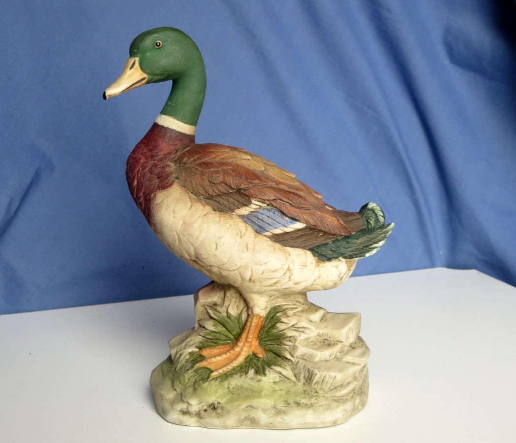 Sadek Limited Edition Vintage Mallard Duck Figurine J-9349
