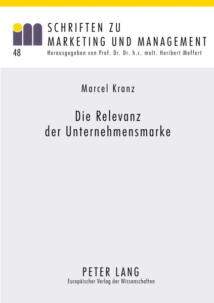 Marcel Kranz | Die Relevanz Der Unternehmensmarke | Taschenbuch | Deutsch (2004)-image
