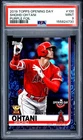 2019 Topps Opening Day 100 Shohei Ohtani Purple Foil PSA 9 155824730