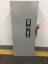 GE THN3364 200 AMP 600 VOLT 3 PHASE NON-FUSIBLE INDOOR DISCONNECT...D-1704