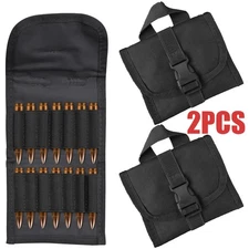 2xTactical Ammo Pouch for Utility Rifle Foldable Wallet with Holds 14 Cartridges