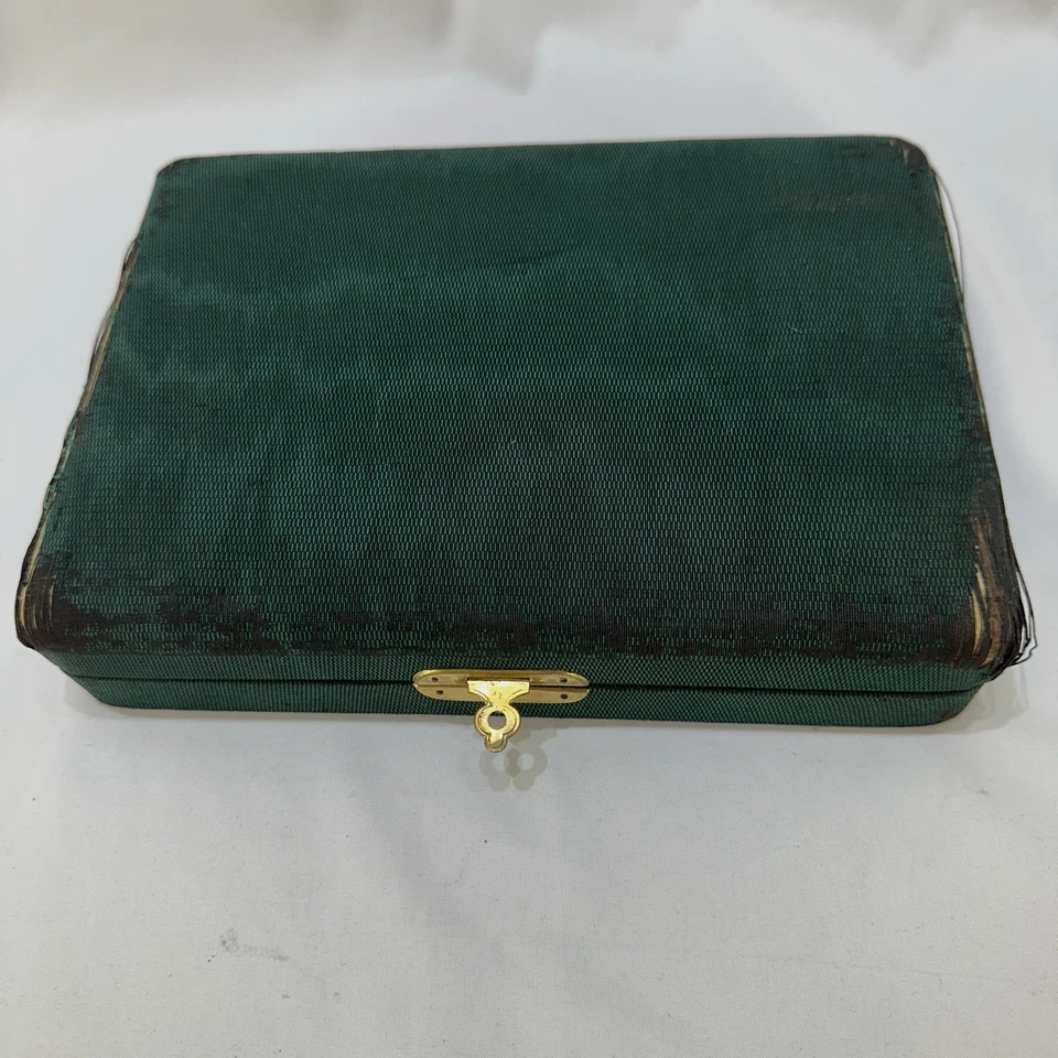 古董 Gorham 纯银开放式盐窖 12 件套加厚织物盒 — 第 3/4 张图片