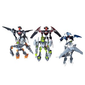 LEGO Bionicle lot Toa Phantoka VA Matoran Of Light Comp  W/ All Zamor & Leeches 