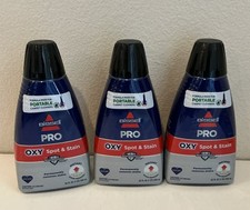 Set of 3 BISSELL Pro Oxy Spot  Stain Formula Spot Cleaner 32 oz Bottles - NEW