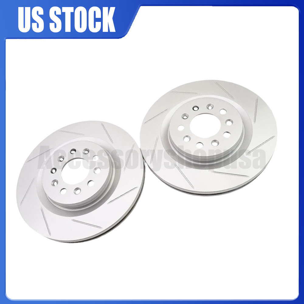 NEW Front And Rear Brake Rotors For Aston Martin Db9 V8 4G432810265 4G432810266
