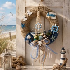 Türkranz Segelschiff Maritim Home Wollkranz ...