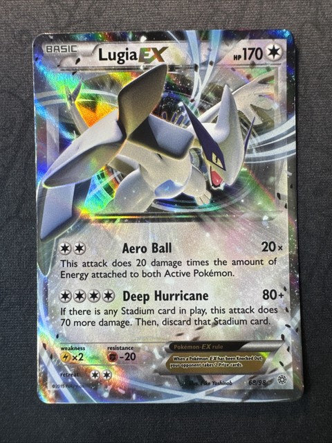 Lugia EX 68/98 XY Ancient Origins Holo Pokemon