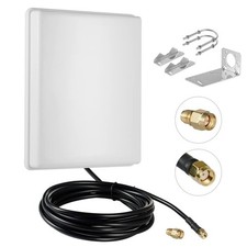 15dBi Dual Band Long-Range WiFi Antenna 2.4GHz 5GHz with 10Ft Cable for Router I