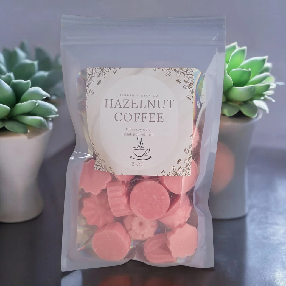 La cera se derrite, tartas de cera, 15 tartas fuertemente perfumadas, café avellana de 3,3-3,5 oz Foto 4 de 4