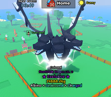 Albino colossal Heartbreak dragon Steal A Brainrot