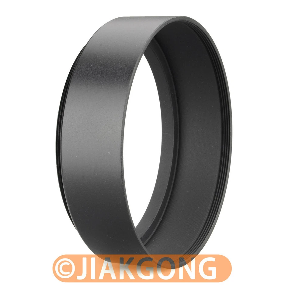 DSLRKIT 72mm Standard Metal Black Lens Hood