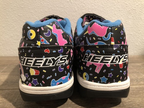 Zapatos de rueda Heelys Dual Up X2 HE100367, dinosaurio unicornio juvenil talla 6 de EE. UU. - Imagen 3 de 5