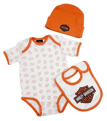 harley davidson baby boy gift set