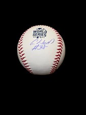 Guillermo Heredia Signed 2021 World Series Baseball Atlanta Braves Beckett 2