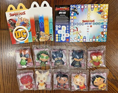 McDonald's Happy Meal Toy 2022 DC League of Super-Pets Full Set of 10 - All New