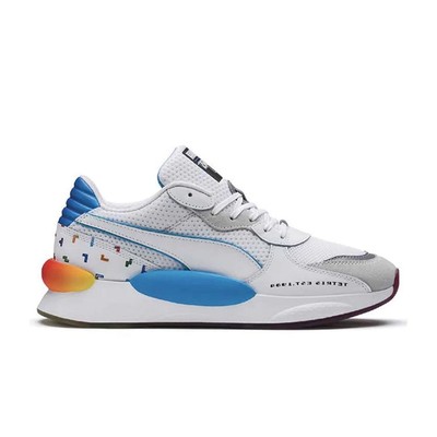 Puma x Tetris RS 9.8 Lace-Up White Synthetic Mens Trainers 372490_01