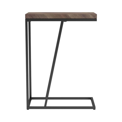 Coaster Home Furnishings Accent Table 10"Wx25"H Rectangle Wood Steel in Brown - Picture 3 of 7