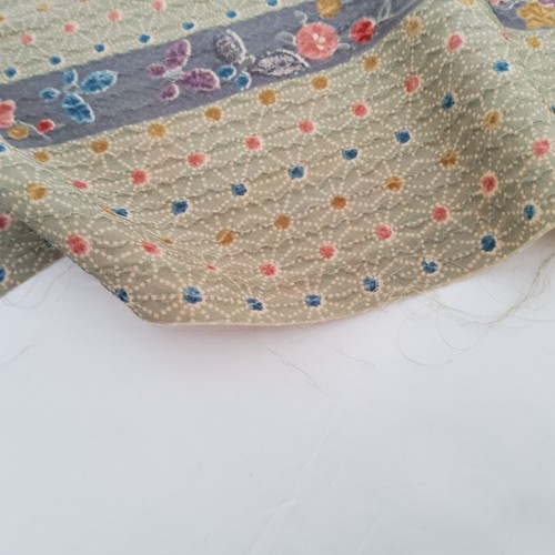 Tela de seda kimono vintage Swell Weaving Fukure Ori #D 6x81-2,25 yardas RT9 - Imagen 4 de 7