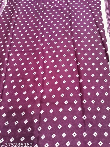 Women's Chiffon Printed saree with Running blouse Piece - Picture 21 of 21