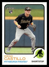 Diego Castillo 2022 Topps Heritage #541 Pittsburgh Pirates ROOKIE RC