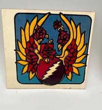 Vintage Grateful Dead 80s Psychedelic Hippy Music Art Window Sticker Decal