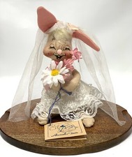 Vintage Annalee Collection Bunny Bride Doll Happily Ever After 7  