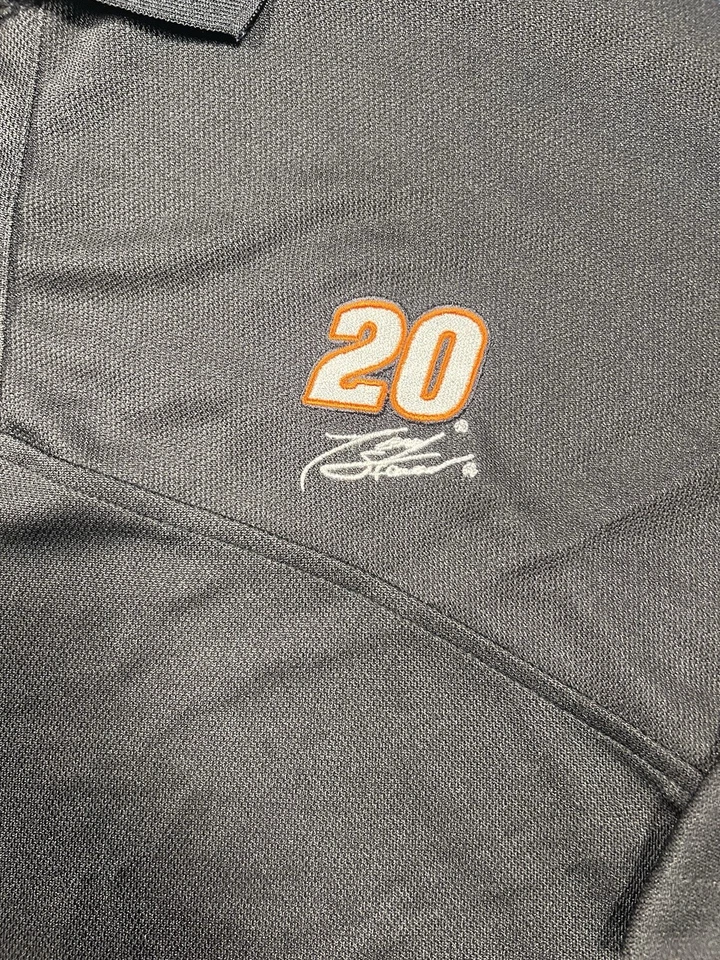 Camisa Polo NASCAR Winners Circle Para Hombres XL Tony Stewart 20 Home Depot Negra Foto 3 de 4