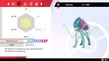 Suicune Pokemon Sword and Shield 6IV The Crown Tundra