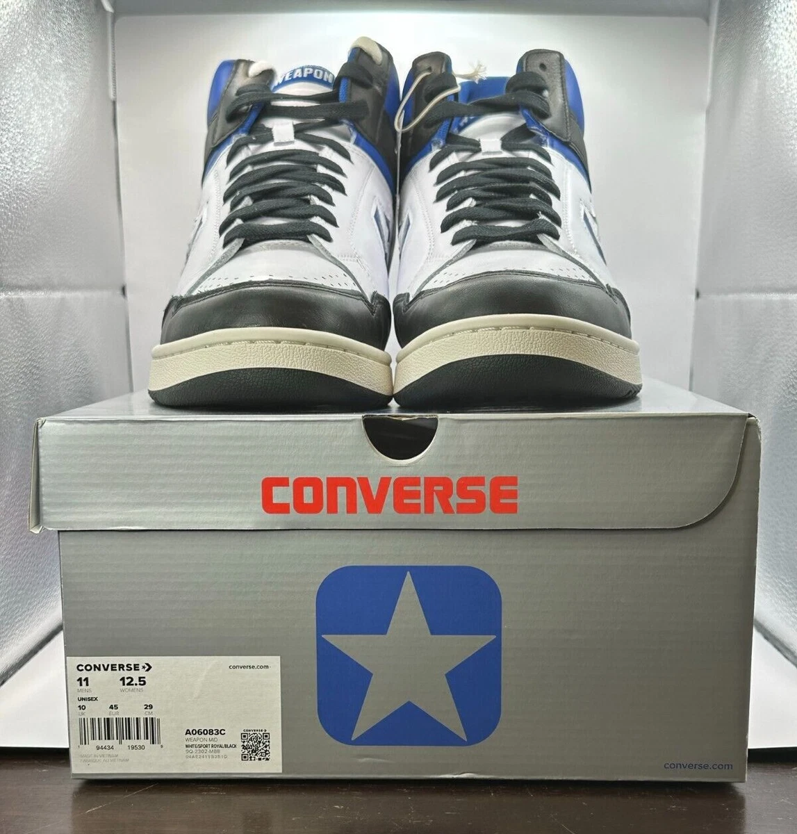 NEW Converse x Fragment Design Weapon High Sport Royal A06083C Men's Size 11