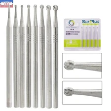 Wave Dental Carbide Straight Handpiece Bur Round HP1/4 1/2 1 2 3 4 5 6 7 8 10