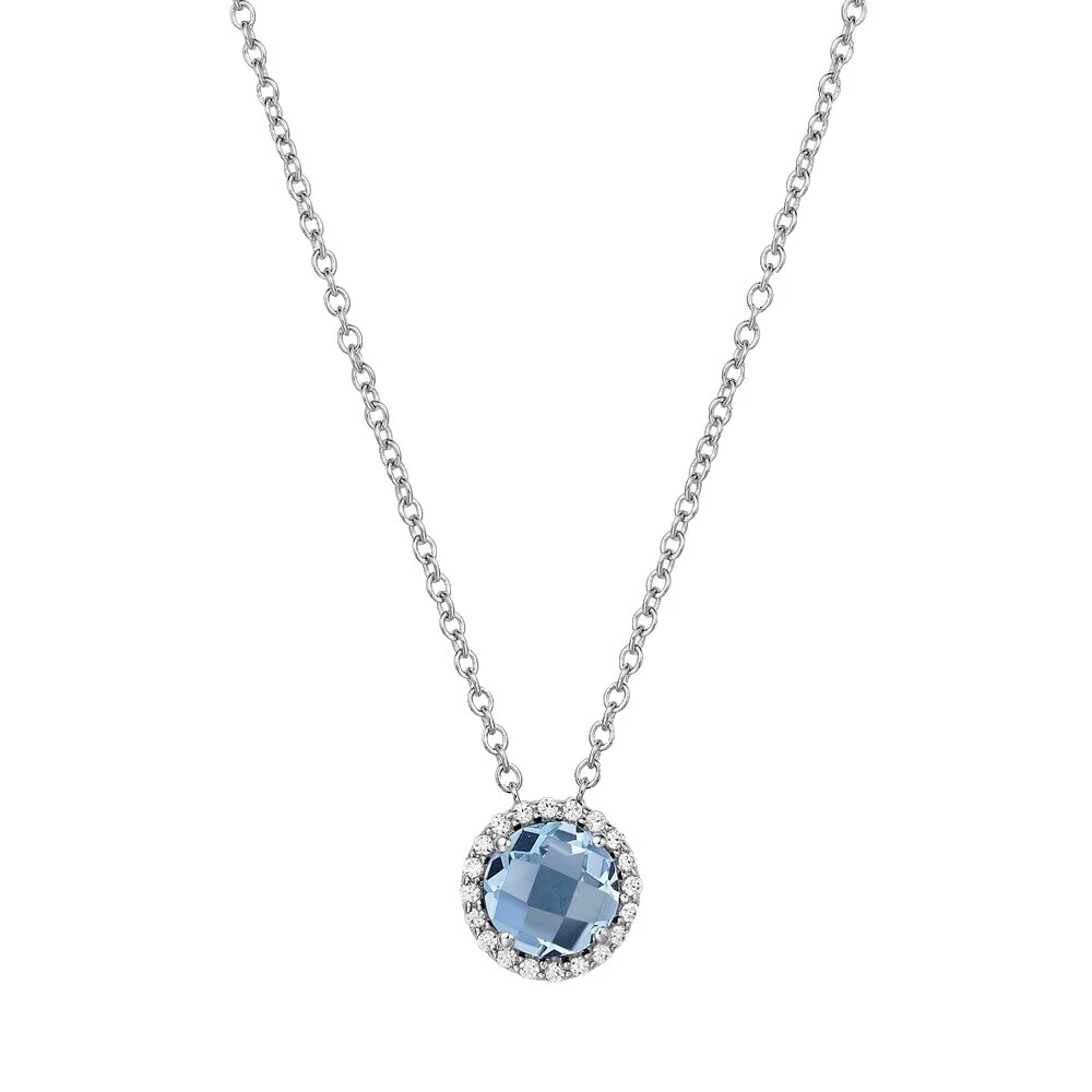 Topaz Platinum Plated Fashion Necklaces & Pendants