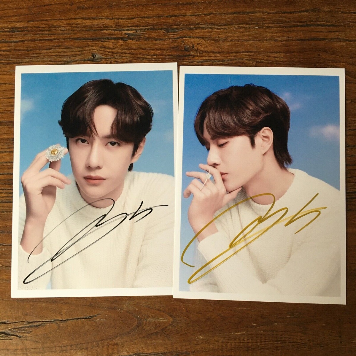 YIBO　確認ページ WANG YIBO YI BO PHOTO CARD PICTURE SIGNED AUTOGRAPHED COLLECTION 5