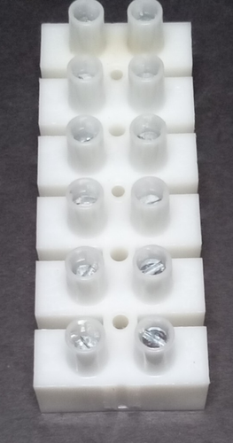 6 Positions Dual Rows 500V Wire Barrier Block Terminal Strip - Picture 5 of 8
