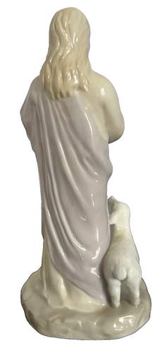 The Catholic Heritage Collection - Statuina Gesù con Agnelli 7”T Accappatoio Viola - Foto 4 di 7