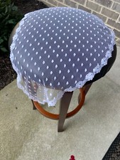 Vintage white lace chapel veil mantilla