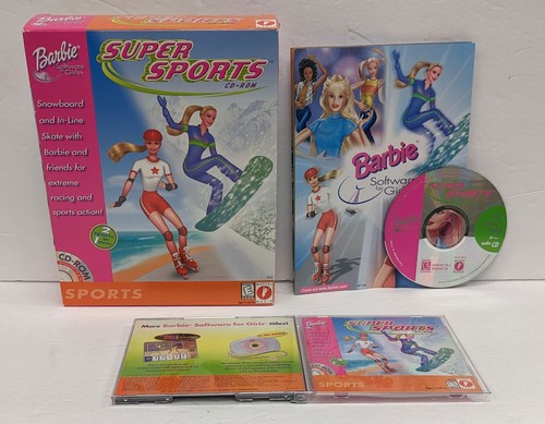 Konvolut 5 Barbie PC Spiele - Styler Gymnastik, Sports Groove Agent CIB - Bild 2 von 8