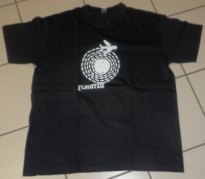 FLIGHT 13 Circle T-Shirt schwarz 1-seitig XXL NEU Label Shirt Flight 13 Records*