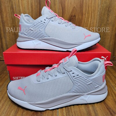 PUMA Women's PC Runner Sneaker Athletic Shoes Gray/Pink