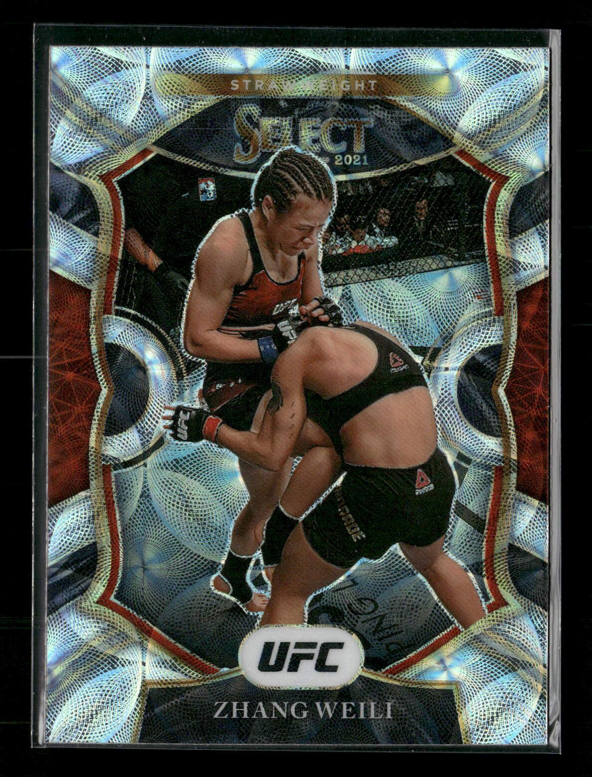 Zhang Weili 2021 Panini Select UFC #93 Scope Prizms