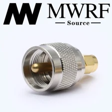 UHF PL259 Male to SMA Male RF Connector Adapter; Fast Shipping; US Seller