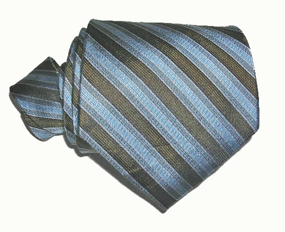 Axcess NUEVA Corbata Azul Negro Rayas Para Hombre Seda $55 A2995 Foto 2 de 2