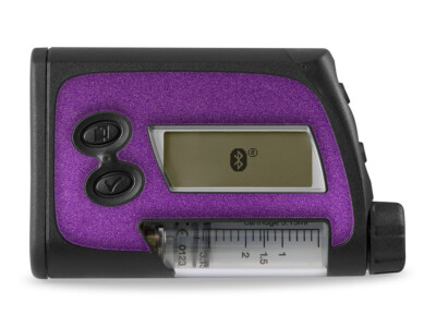 Aufkleber Für Medtronic Minimed Insulinpumpe – Gebürstet Graphit Metallic, Made In Germany, Hohe Passgenauigkeit