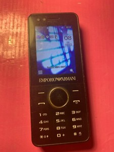 Samsung Emporio Armani selten M7500 gebraucht ungetestet Handy schlechter Akku entsperrt